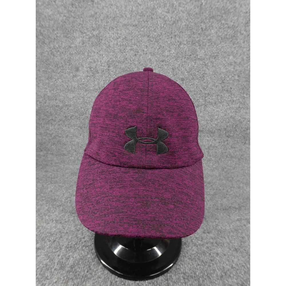 Under Armour Womens Purple Heathered Adjustable Strapback‎ Baseball Hat OSFA